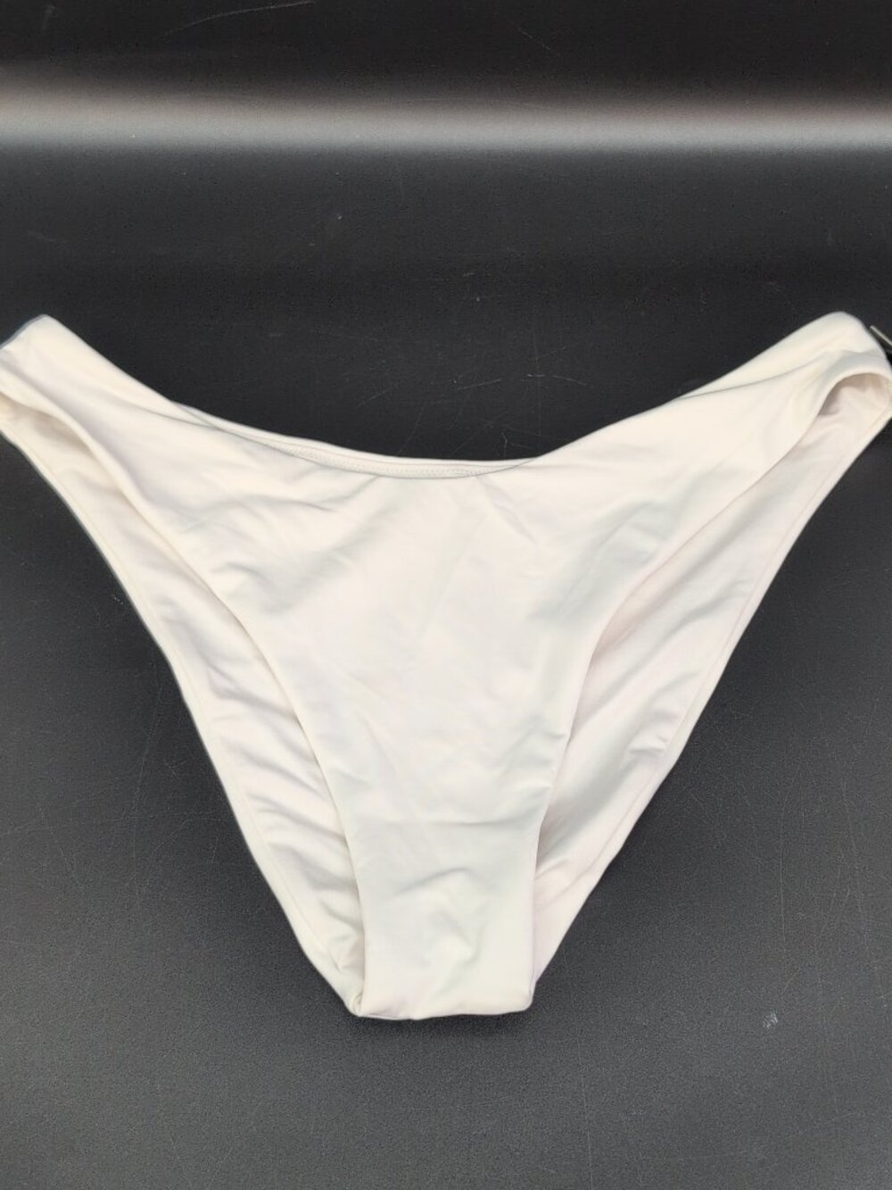 Victoria’s Secret Swim Brazilian Bikini Bottom Coconut White Large NWT